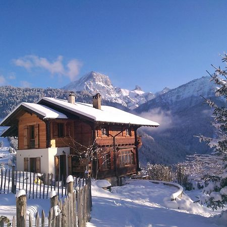 Magnifique Chalet Valerie 5 Chambres A Coucher & Vue Unique Gryon Ngoại thất bức ảnh